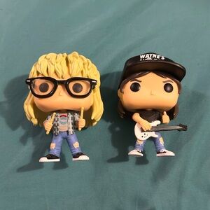 Wayne’s World Funko Pop Wayne & Garth Action Figures Set of 2
